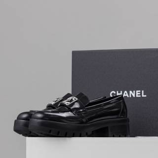 샤넬 레플리카 [Chanel] 수입고급 샤넬 로퍼 카프스킨, 메탈 블랙 G45156 정품급 신상 입고 #태그 #신발 #4482
